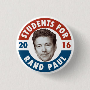 Studenten voor Rand Paul - campagneknop Ronde Button 3,2 Cm