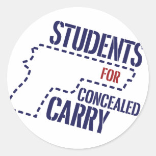 Studenten voor verborgen drager Logo sticker