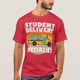 Studentenbezorger Retro Specialist Funny Bus Drive T-shirt