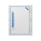 Studentenbrainstorming en -aansluitingen notitieblok (Gedraaid)