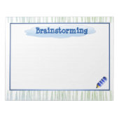 Studentenbrainstorming en -aansluitingen notitieblok (Voorkant)