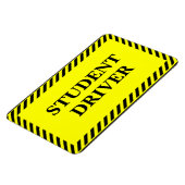 Studentenchauffeur (voor je auto) magneet (Linkerzijde)