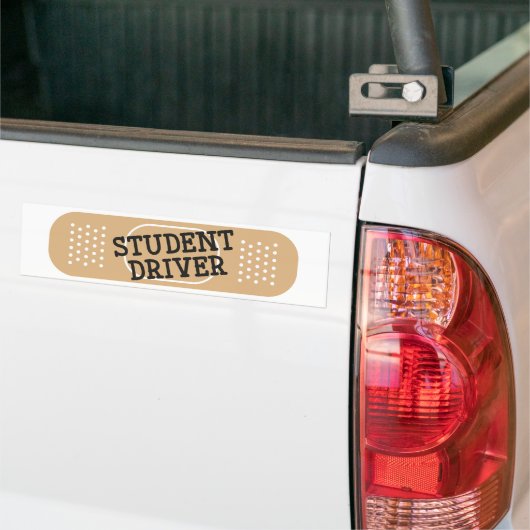 Studentendrivergebandschap Bumpersticker (Op Truck)