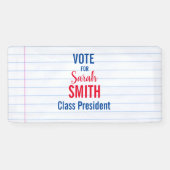 Studentenraad Verkiezing stemknoppen Spandoek (Horizontaal)