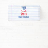 Studentenraad Verkiezing stemknoppen Spandoek (Insitu)