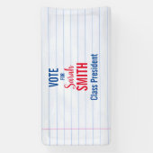 Studentenraad Verkiezing stemknoppen Spandoek (Verticaal)