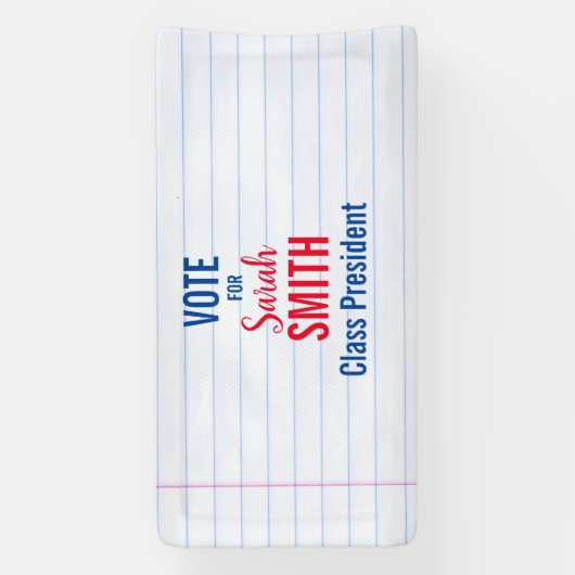 Studentenraad Verkiezing stemknoppen Spandoek (Verticaal)