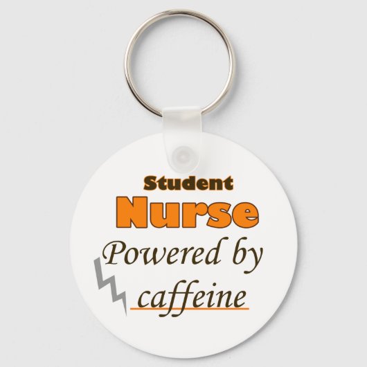 Studentenverpleegster met cafeïne sleutelhanger (Voorkant)