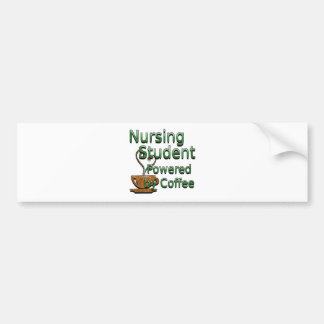 Studentenverpleegster met koffie bumpersticker