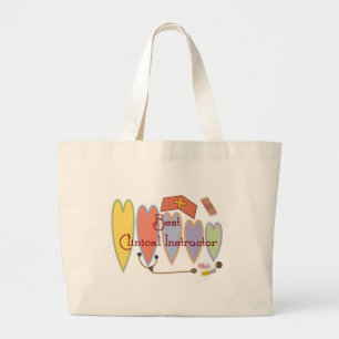 Studentenzuren/cadeautjes voor instructeurs grote tote bag