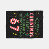 Students Saying 6-7 67 Six Seven Funny Teacher Chr Fleece Deken (Voorkant (Horizontaal))