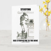 Studie heeft me gestript naar de botten (skelet) kaart (Gele Bloem)