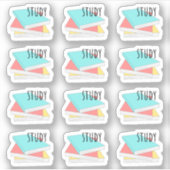 Studie Huiswerk Herinnering Studieplanner Voor Stu Sticker (Voorkant)