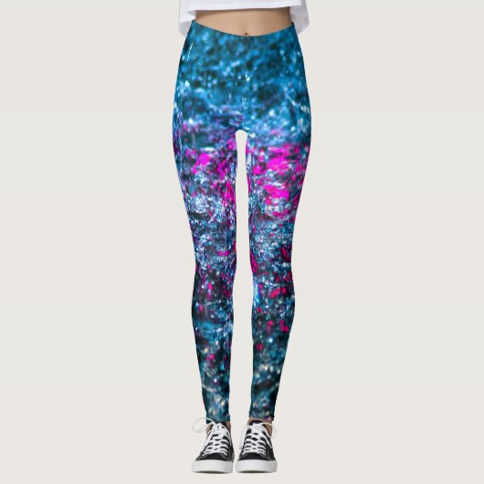 Studie in de Waterverf - Violet Leggings (Voorkant)