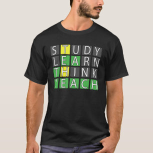Studie Leer denk na T-shirt