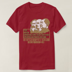 Studie Marxisme-Leninisme-Mao Zedong Gedacht T-shirt