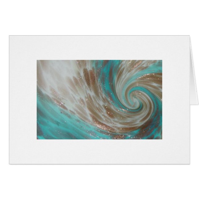 Studie naar Copper Swirl Murano Detail (Voorkant Horizontaal)