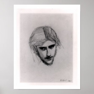 Studie naar het hoofd van Ferdinand voor Ferdinand Poster