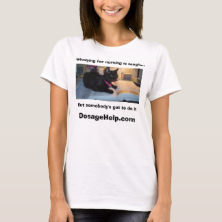 Studie naar verpleegkunde is moeilijk (Cute Cat Af T-shirt