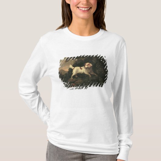 Studie van Clumber Spaniel T-shirt (Voorkant)