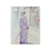 Studie van de Academie -  Victoriaans Mode Notitieblok (Gedraaid)