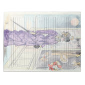 Studie van de Academie -  Victoriaans Mode Notitieblok (Voorkant)