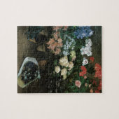 Studie van de bloemen door Frederic Bazille,  kuns Legpuzzel (Horizontaal)