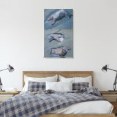 Studie van de handen van een Man Canvas Afdruk (Insitu (Slaapkamer))