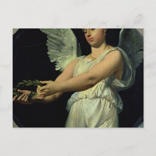 Studie van de overwinning briefkaart (Voorkant)