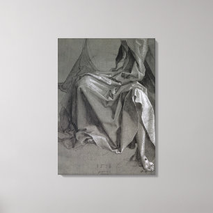 Studie van de robes van Christus, 1508 Canvas Afdruk