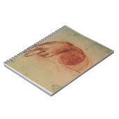 Studie van een hand (rode krijt op papier) notitieboek (Linkerzijde)