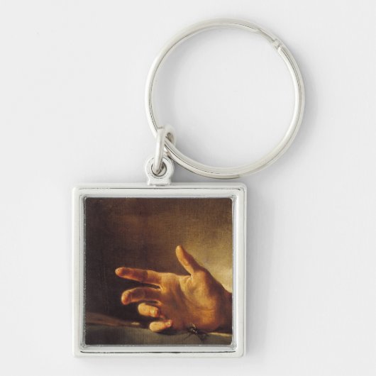 Studie van een hand sleutelhanger (Voorkant)