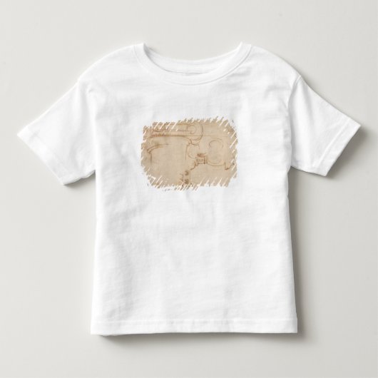 Studie van een Ionic Capital Kinder Shirts (Voorkant)