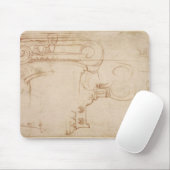 Studie van een Ionic Capital Muismat (Met muis)