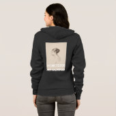 Studie van een jonge vrouw - Zip Hoodie (Achterkant volledig)