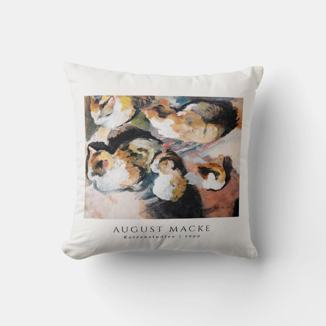 Studie van een kat | Katzenstudien (1909) August M Kussen (Voorkant)