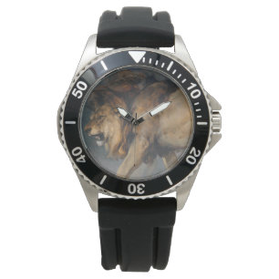 Studie van een leeuw (door Edwin Henry Landseer) Horloge