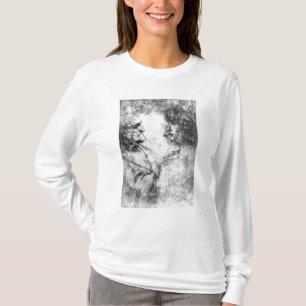 Studie van een "nutkraker" man en mooi t-shirt