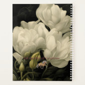 Studie van een Peony Flower Planner (Achterkant)