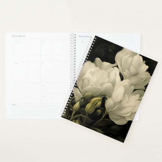 Studie van een Peony Flower Planner (Display)