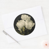 Studie van een pony ronde sticker (Envelop)