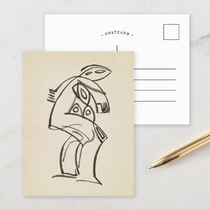 Studie van een Vrouw Figuur Henri Gaudier-Brzeska  Briefkaart