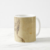 Studie van het David-standbeeld van Michelangelo d Koffiemok (Voorkant rechts)