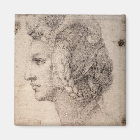 Studie van het hoofd magneet (Voorkant)