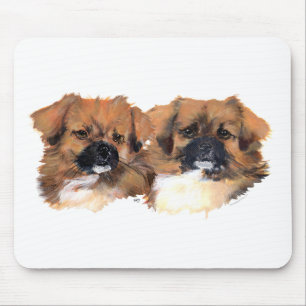 Studie van het Tibetaanse Spanjaardshoofd Muismat