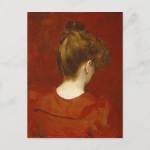 Studie van Lilia, 1887 (olie op doek) Briefkaart
