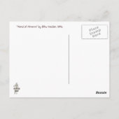 Studie van Minerva Briefkaart (Achterkant)