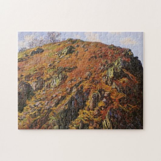 Studie van Rocks Monet Fine Art Legpuzzel (Horizontaal)