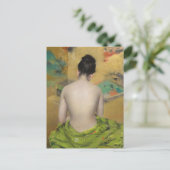Studie van vlees en goud | William Merritt Chase Briefkaart (Staand voorkant)