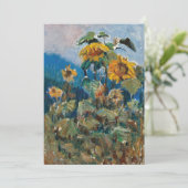 Studie van zonnebloemen | Marie Egner (Staand voorkant)